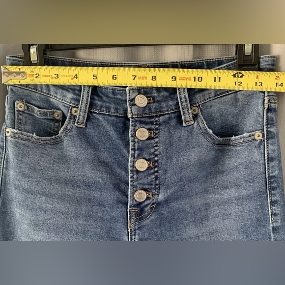 Lucky Brand Jeans Womens 4/27 Blue High Rise Bridgette Skinny Buttons Fly Denim. - Picture 8 of 10